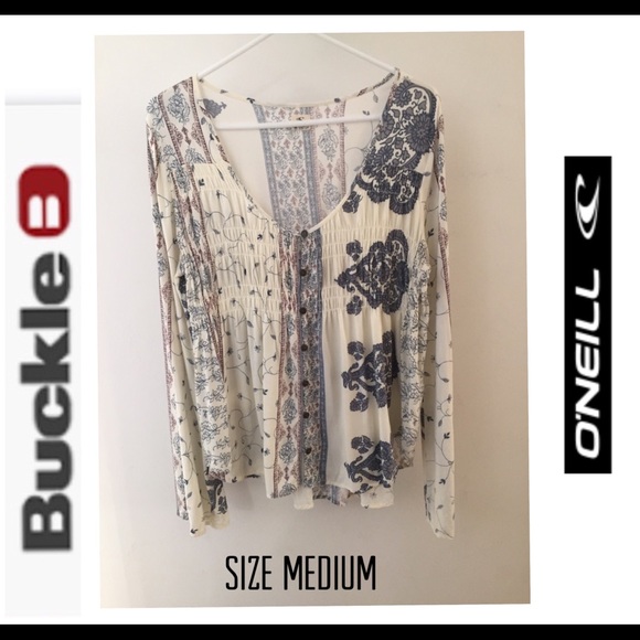 Buckle Tops - 💃🏼SOLD ♍️ O’NEILL Long Sleeve Medium Top Buckle